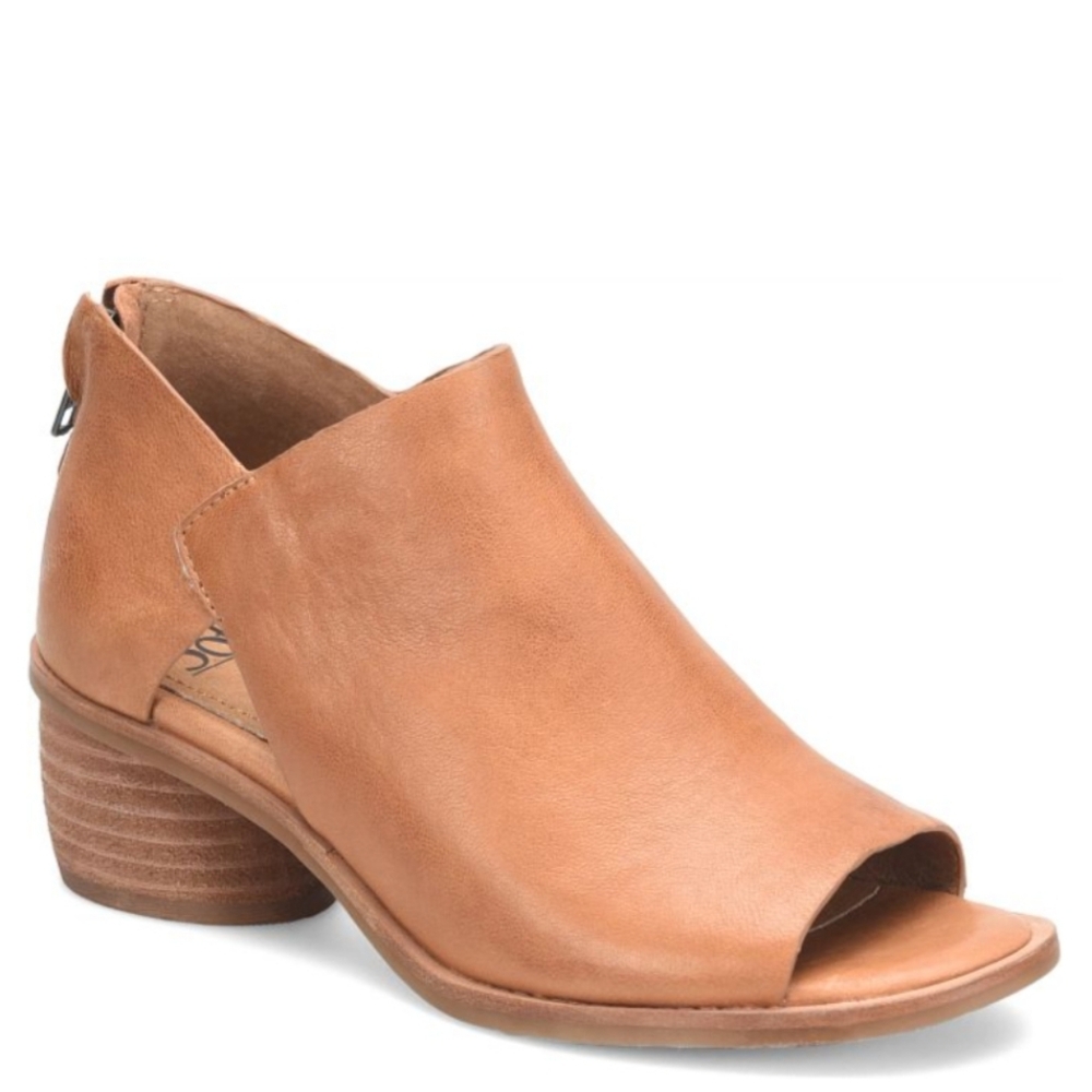 Sofft Carleigh Leather Open Toe Bootie - Picture 2 of 10